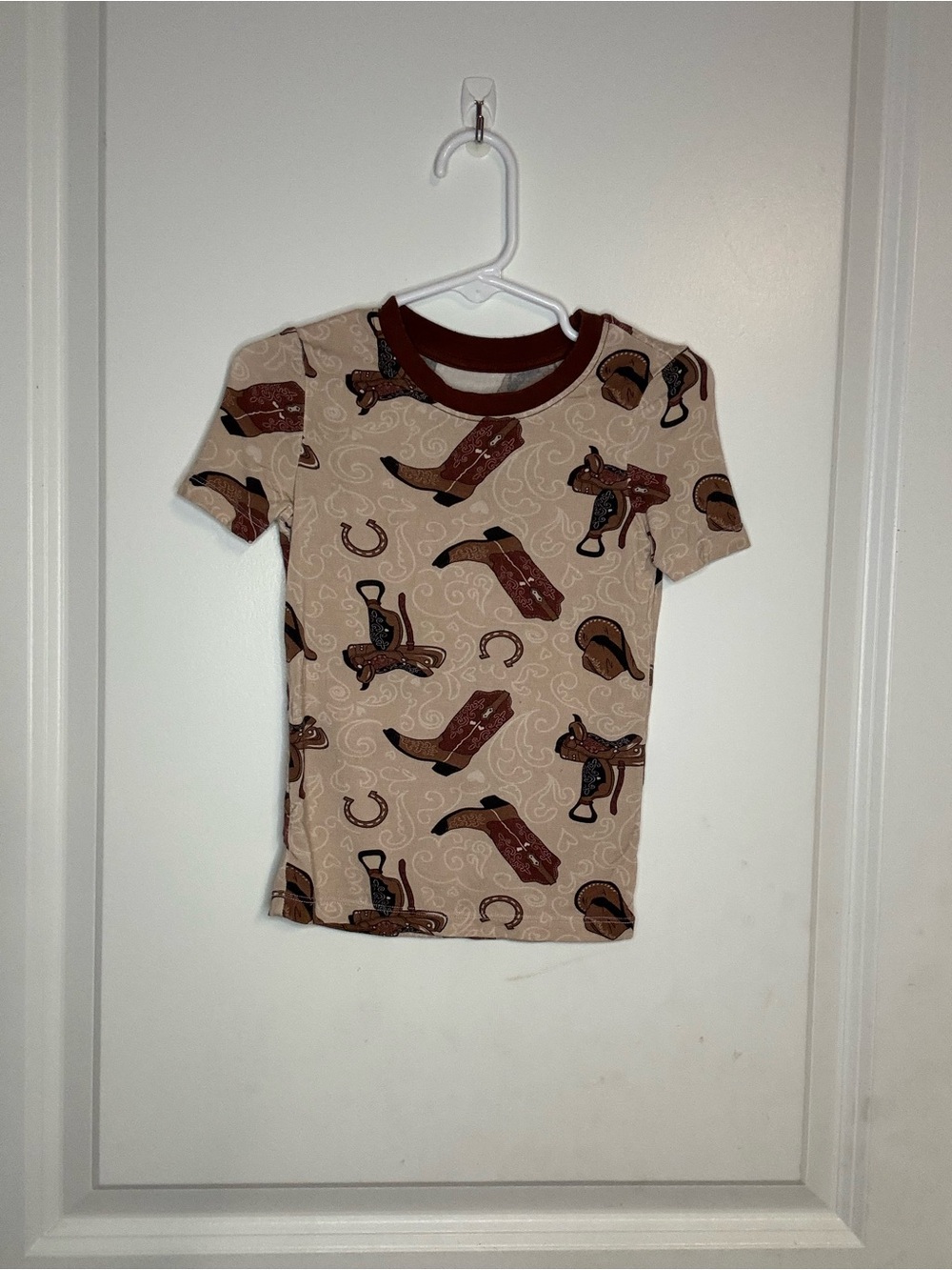 PatPat bamboo 3-piece pajama set-western cowboy theme